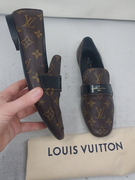 Louis Vuitton Shoes - Louis Vuitton LV Monogram Brown Women Flat Shoe